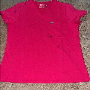 Figs Ultra rose scrub top and joggers bottoms